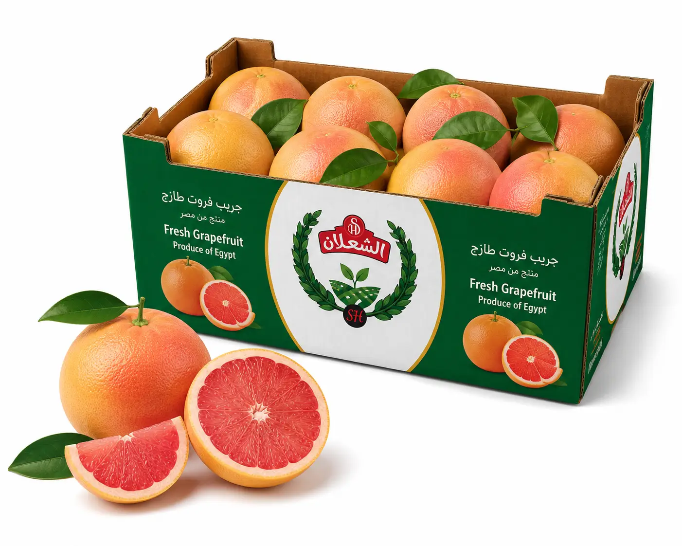 Refreshing Egyptian grapefruit — vibrant color, balanced sweet-tart taste.