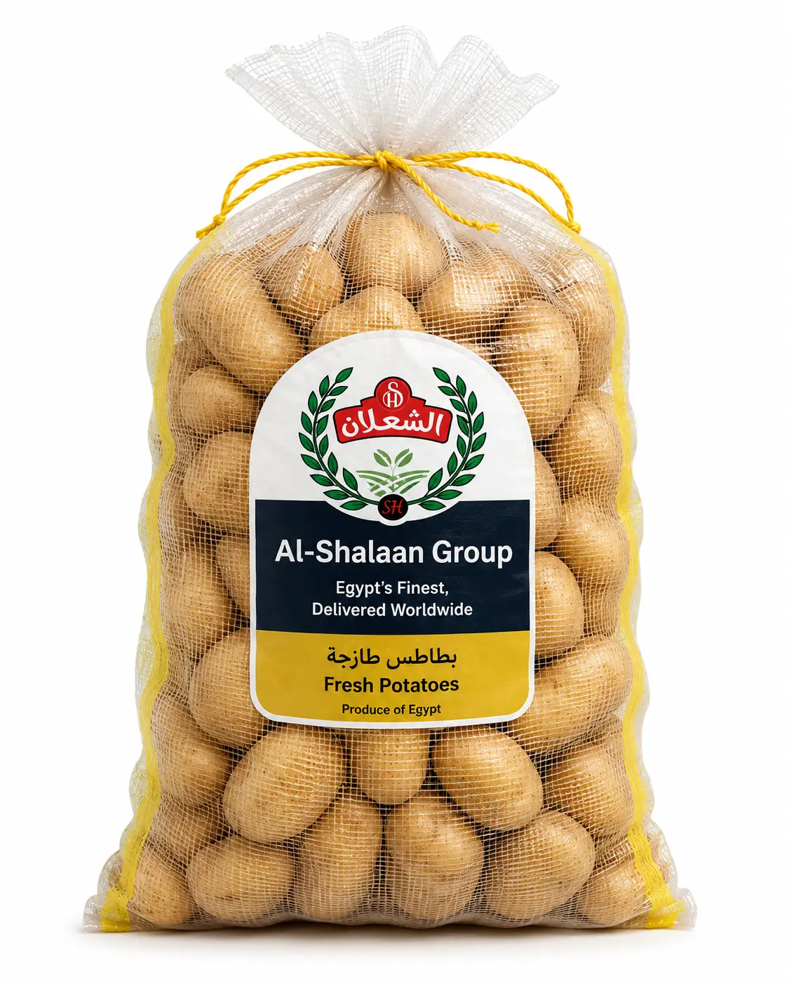 Egyptian table and processing potatoes — clean, firm, and export graded.