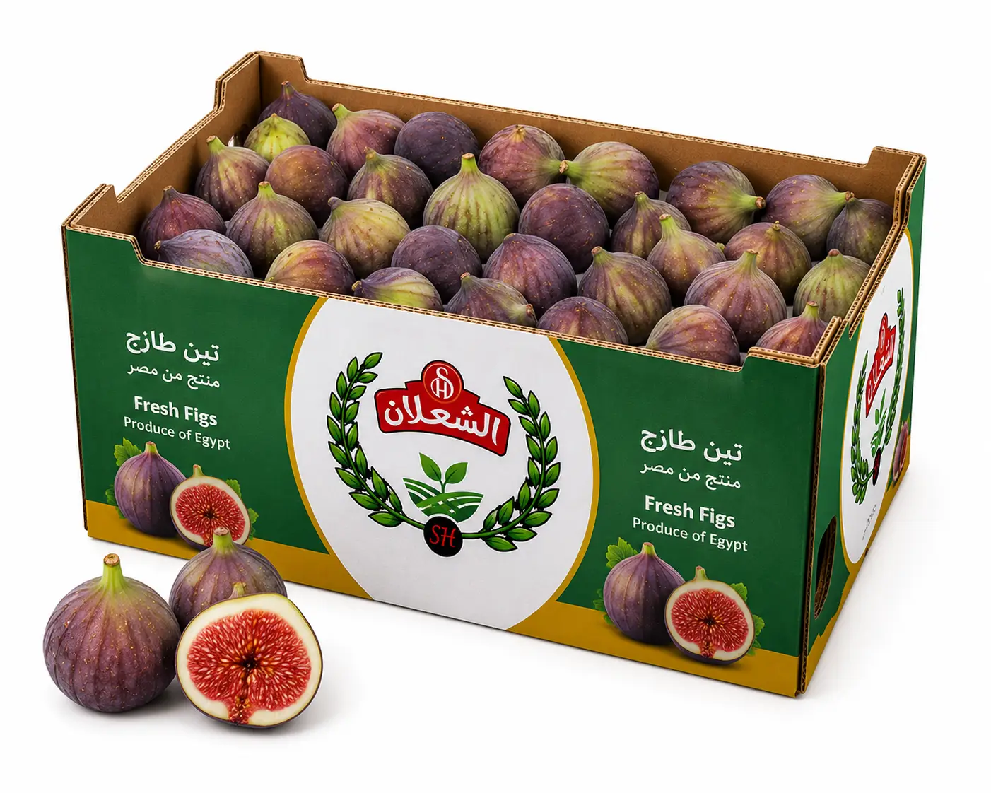 Delicate Egyptian figs — sweet and tender, Premium fresh and frozen.